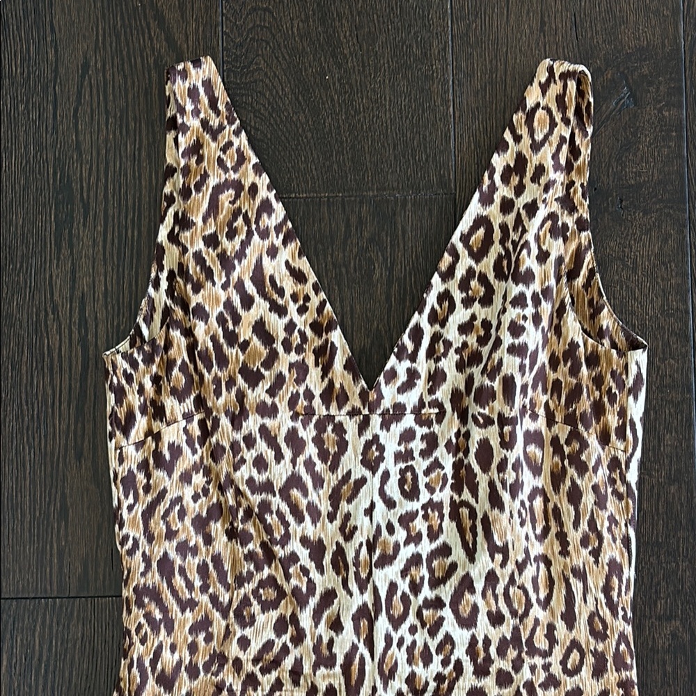 Dolce Gabbana Leopard Print Dress Y2K - Picture 2 of 8